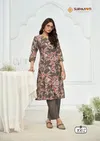Nimisha Vol 1 by Suryajyoti Roman Vertigan Kurti With Bottom Orders In India
